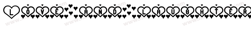 Love and laughter字体转换